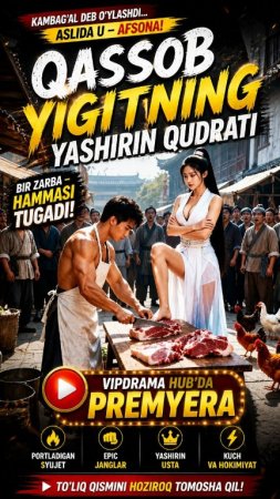 Qassob yigitning yashirin qudrati 1-2-3-5-10-20-30-50-60-70-80 Qism drama koreya seriali uzbek tilida Barcha qismlar 2026 HD skachat